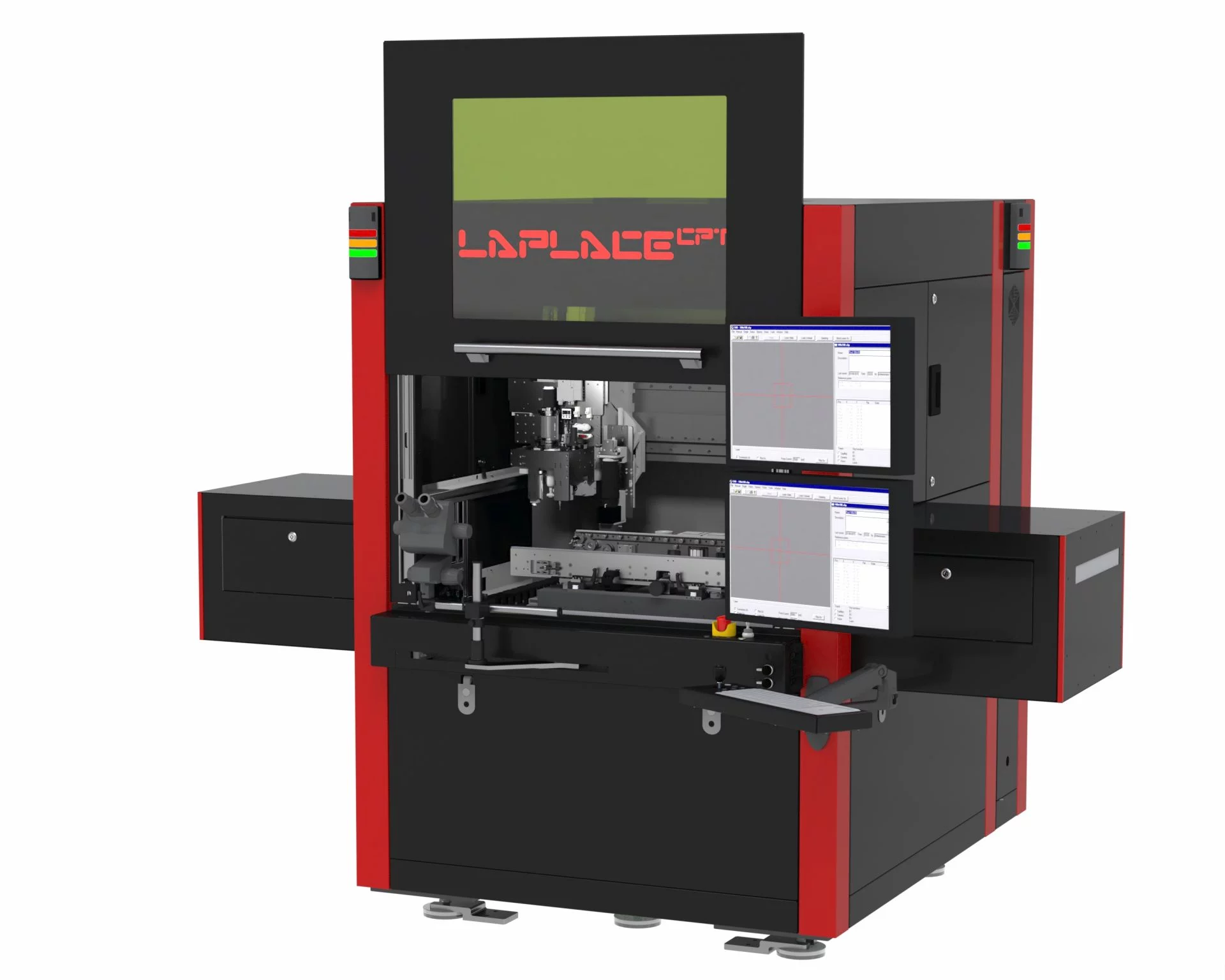 LaPlace CPT Laser Soldering for CSP, FlipChip, SingleChip, BGA, PCB, THT soldering. Modular system for Prototyping or mass production.
